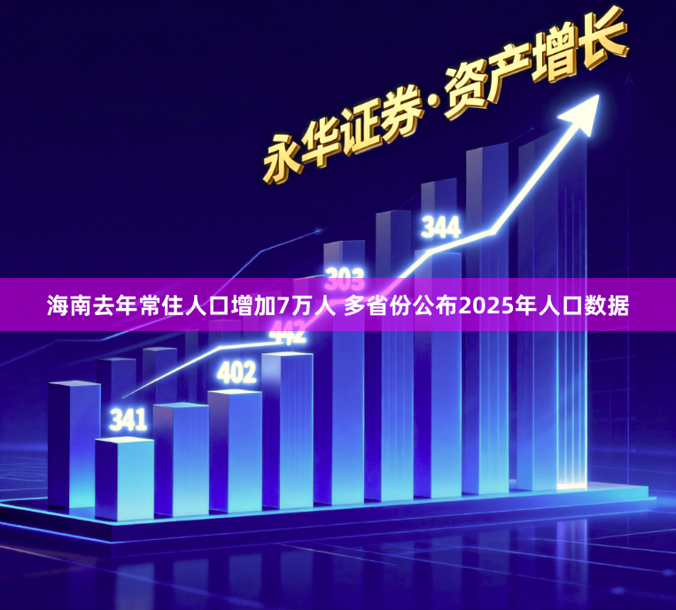 海南去年常住人口增加7万人 多省份公布2025年人口数据