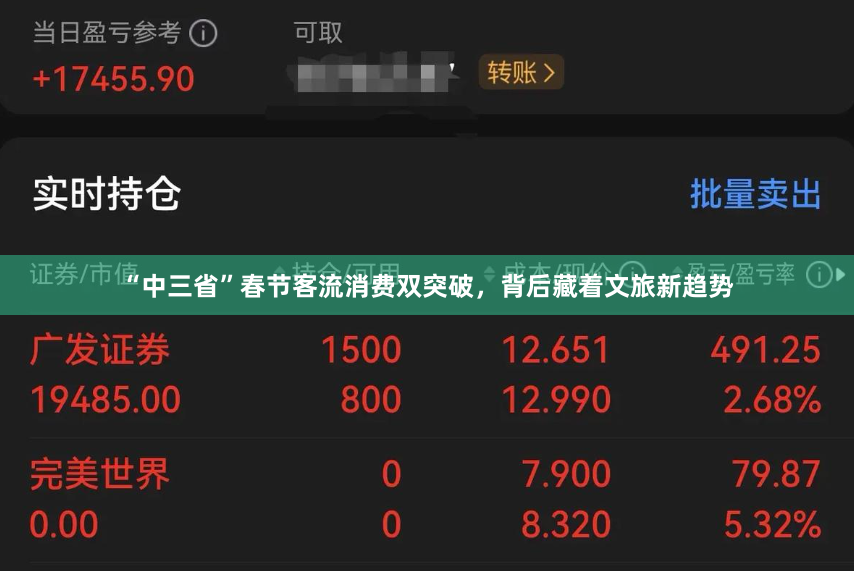 “中三省”春节客流消费双突破，背后藏着文旅新趋势